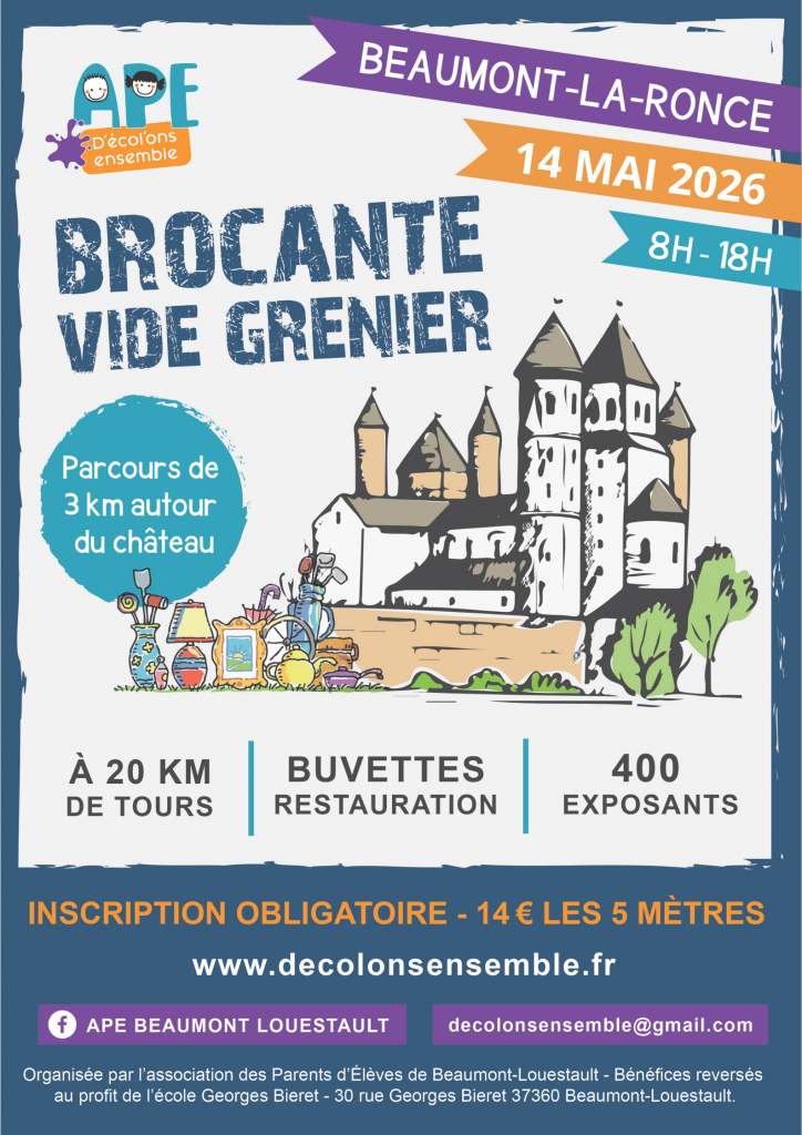 Affiche brocante 2026